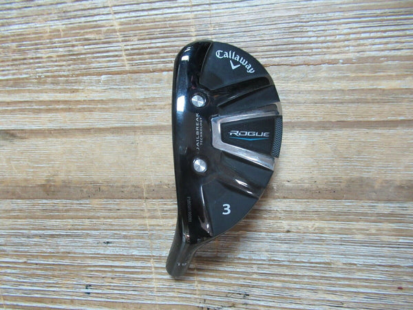 EXCELLENT CONDITION LEFT HAND CALLAWAY ROGUE HYBRID HEAD ONLY #3 19*