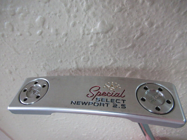 *MINT* SCOTTY CAMERON SPECIAL SELECT NEWPORT 2.5 35" BLADE PUTTER HC INCLUDED