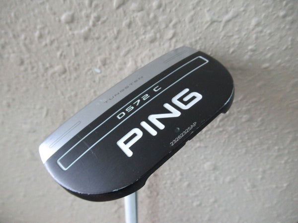NICE LEFT HAND PING 0572 C 35" STRAIGHT ARC PUTTER FACTORY SHAFT AND HEADCOVER
