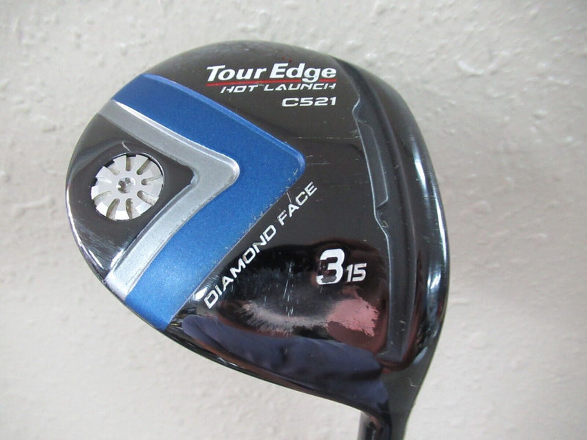 TOUR EDGE HOT LAUNCH C521 FAIRWAY #3 15* TENSEI BLUE CK 60g STIFF FLEX GRAPHITE