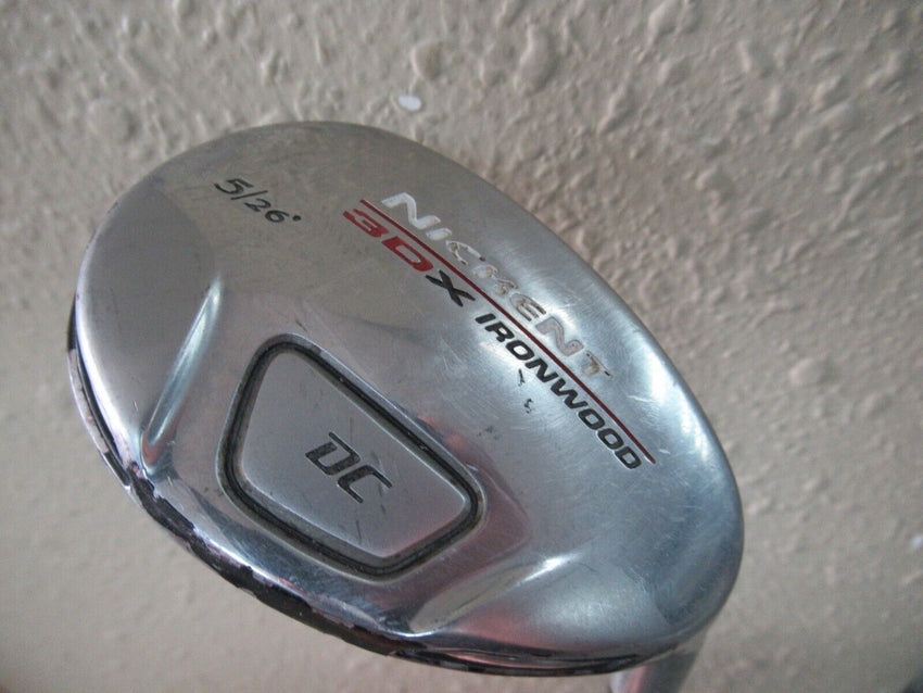 NICKENT 3DX IRONWOOD HYBRID #5 26* FACTORY GRAFALLOY STIFF FLEX GRAPHITE