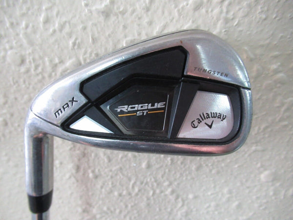 LEFT HAND CALLAWAY ROGUE ST MAX 7 IRON ELEVATE 95g STIFF FLEX STEEL