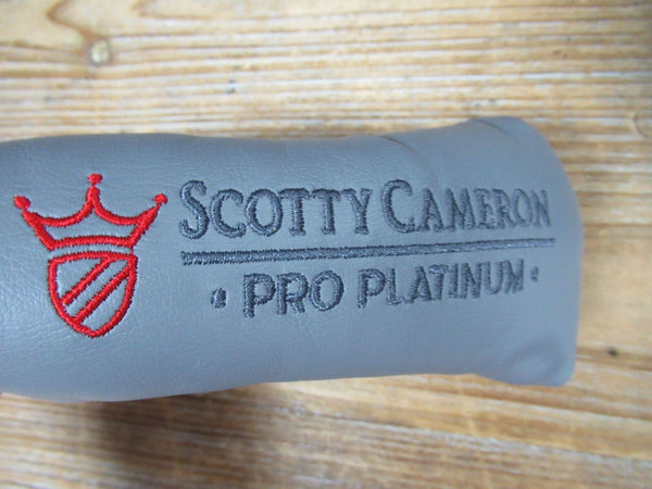 AUTHENTIC  SCOTTY CAMERON PRO PLATINUM BLADE PUTTER HEADCOVER