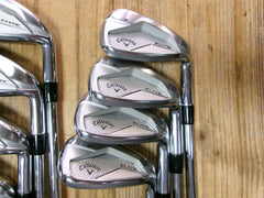 CALLAWAY ELYTE X IRON SET 4-PW/GW RH STEEL