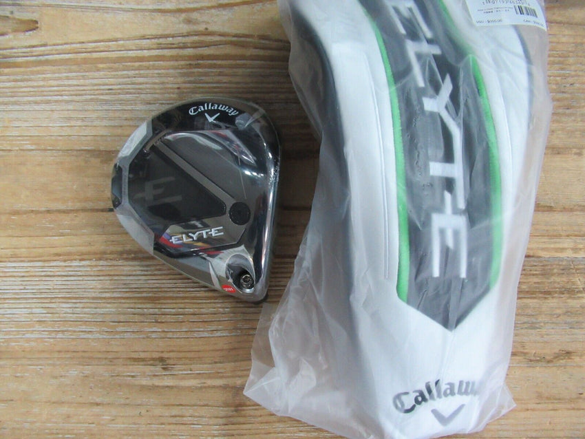 *NEW* CALLAWAY ELYTE (ELITE) 9.0* DRIVER HEAD ONLY WITH HEADCOVER