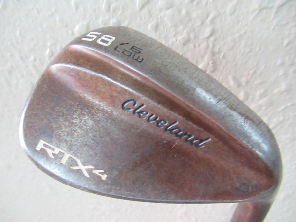 CLEVELAND RTX4 58* LOB WEDGE 6* LOW BOUNCE DYNAMIC GOLD TOUR ISSUE S400 STIFF