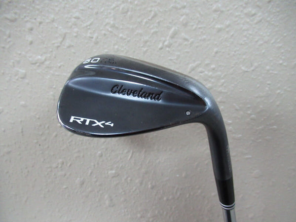 NICE CLEVELAND RTX 4 BLACK LOW 60* LOB WEDGE 8* BOUNCE DG S400 STEEL