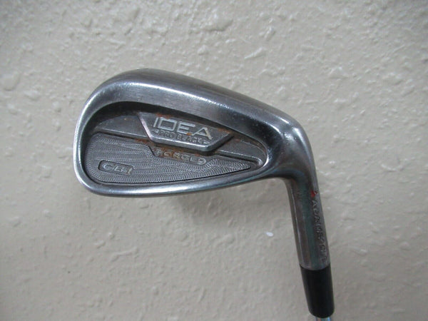 ADAMS IDEA PRO BLACK CB1 FORGED 9 IRON FACTORY STIFF FLEX STEEL 1* UPRIGHT