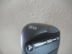 EXCELLENT BLACK COBRA SB 58* LOB WEDGE 6* BOUNCE WIDELOW DG BLACK S400 STIFF