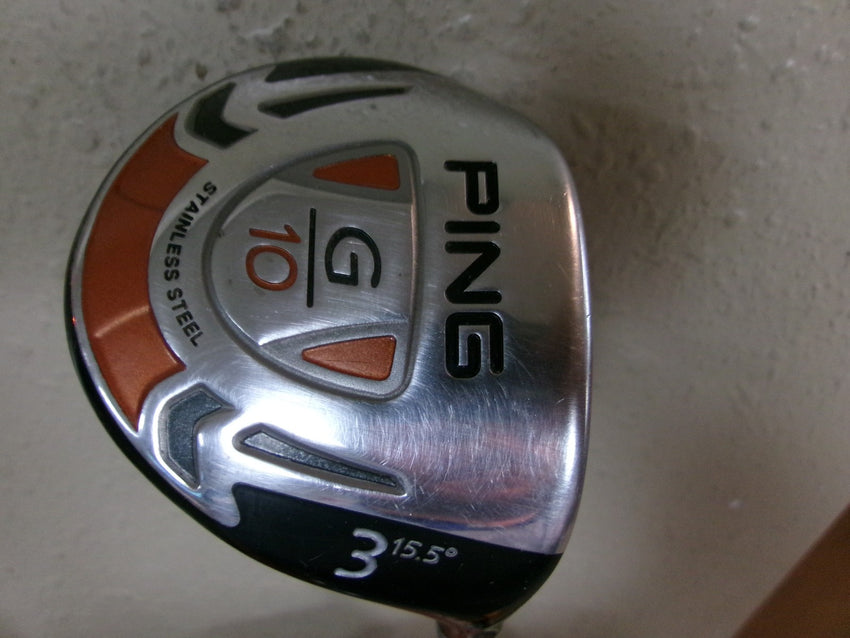 PING G10 3 WOOD 15.5* W/TFC 129 STIFF GRAPHITE RH