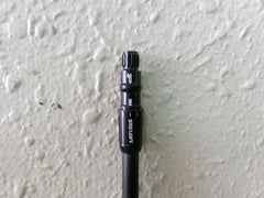 GRAPHITE DESIGN TOUR AD IZ-7 X FAIRWAY WOOD SHAFT — RH, TAYLORMADE TIP