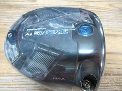 **BRAND NEW** CALLAWAY AI SMOKE MAX 10.5* DRIVER HEAD ONLY HC INCLUDED