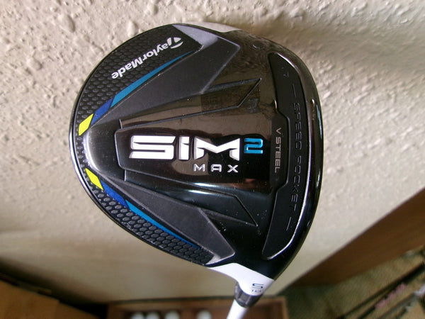 TAYLORMADE SIM2 MAX LADIES 5 WOOD 18* W/ALDILA NV 45 LADIES GRAPHITE RH