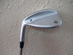 LEFT HANDED TAYLORMADE MILLED GRIND 3 RAW 56* HB14 KBS $-TAPER 120G STIFF STEEL