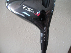 *NICE* TITLEIST TSR3 9* DRIVER HZRDUS 60G STIFF FLEX GRAPHITE W/HC