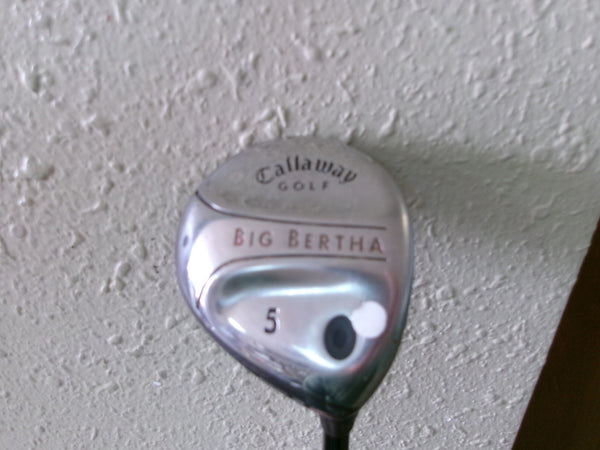 CALLAWAY BIG BERTHA 5 WOOD W/RCH REGULAR FLEX GRAPHITE RH