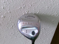 CALLAWAY BIG BERTHA 5 WOOD W/RCH REGULAR FLEX GRAPHITE RH