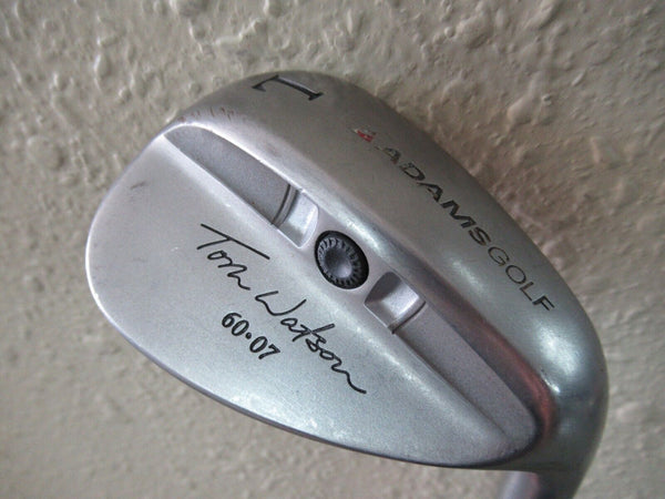 NICE ADAMS GOLF "TOM WATSON" 60* LOB WEDGE 7* BOUNCE FACTORY WEDGE FLEX STEEL