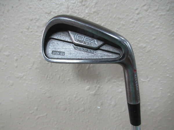 ADAMS IDEA PRO BLACK CB1 FORGED 4 IRON FACTORY STIFF FLEX STEEL 1* UPRIGHT