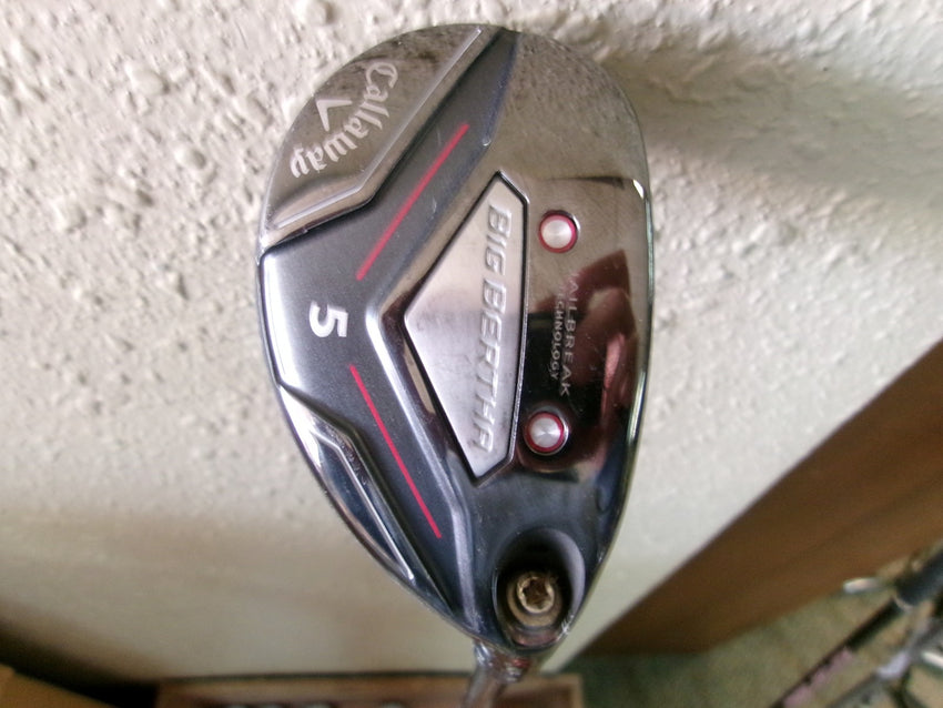 CALLAWAY BIG BERTHA LADIES 5 HYBRID 24* W/UST RECOIL ESX 450 F1 GRAPHITE RH