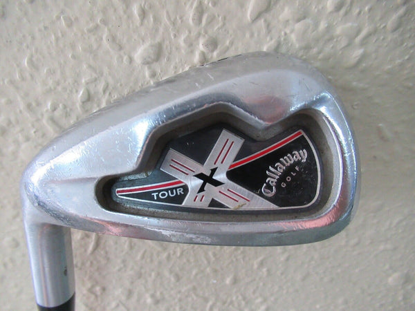 LEFT HANDED CALLAWAY X TOUR 8 IRON DYNAMIC GOLD S300 STIFF FLEX STEEL JUMBO GRIP