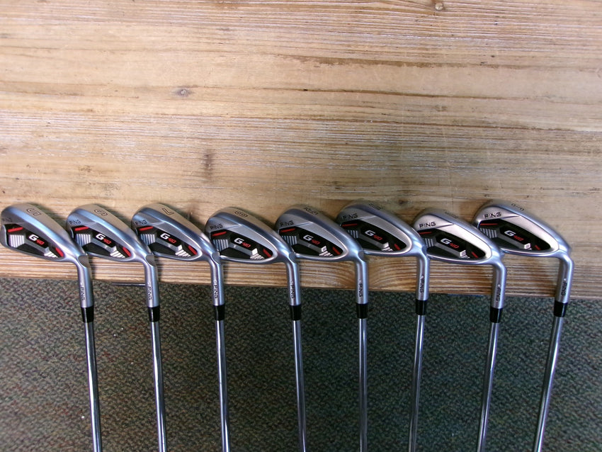 PING G410 IRON SET 5-PW/UW/SW RH STEEL REGULAR