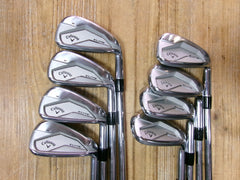 CALLAWAY ELYTE X IRON SET 4-PW/GW RH STEEL