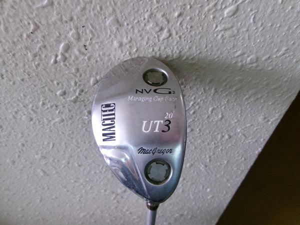 MACGREGOR MACTEC NVG2 UT3 HYBRID 20* W/COMPETITION 65 SENIOR FLEX GRAPHITE RH