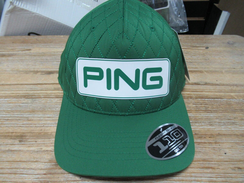 MINT CONDITION PING HERITAGE SNAPBACK GOLF HAT WHITE/GREEN