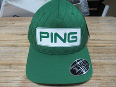 MINT CONDITION PING HERITAGE SNAPBACK GOLF HAT WHITE/GREEN