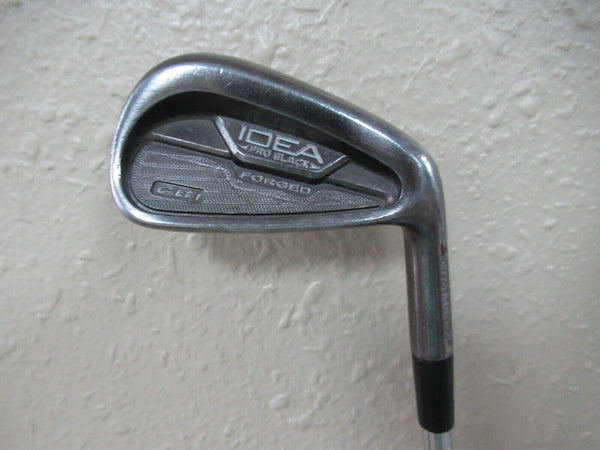 ADAMS IDEA PRO BLACK CB1 FORGED 7 IRON FACTORY STIFF FLEX STEEL 1* UPRIGHT