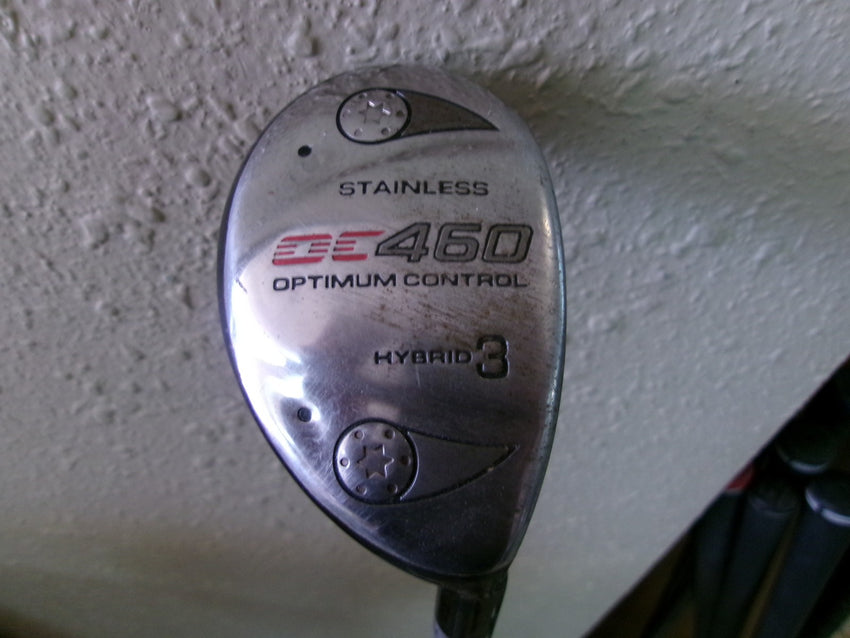 KNIGHT OC460 STAINLESS 3 HYBRID STANDARD LOFT W/STEEL SHAFT RH