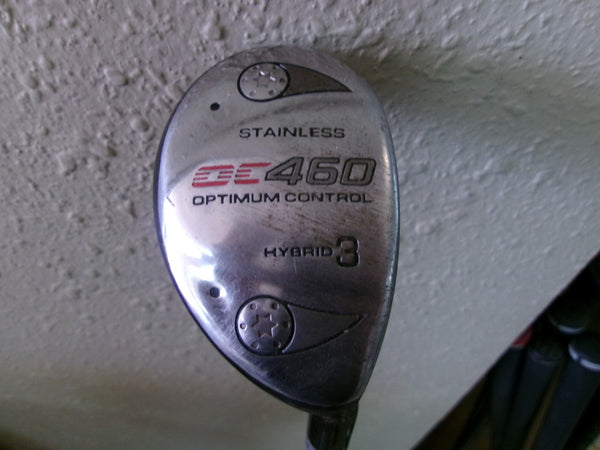 KNIGHT OC460 STAINLESS 3 HYBRID STANDARD LOFT W/STEEL SHAFT RH