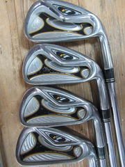 TAYLORMADE R7 IRON SET 4-9, LW FACTORY T-STEP 90g REGULAR FLEX STEEL