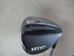 NICE CLEVELAND RTX 4 BLACK LOW 60* LOB WEDGE 8* BOUNCE DG S400 STEEL