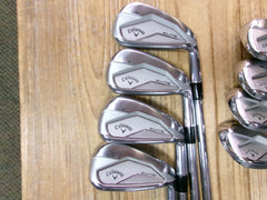 CALLAWAY ELYTE X IRON SET 4-PW/GW RH STEEL