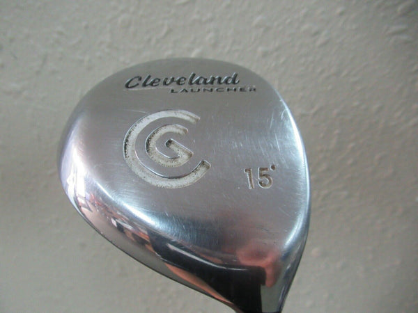 CLEVELAND LAUNCHER FAIRWAY WOOD # 3 15* FACTORY 65g REGULAR FLEX GRAPHITE