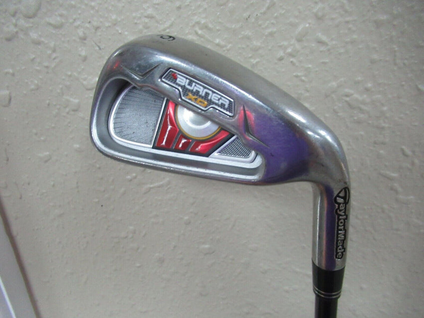 **CLEAN** TAYLORMADE BURNENR XD 6 IRON FACTORY REAX 65g GRAPHITE REGULUAR SHAFT