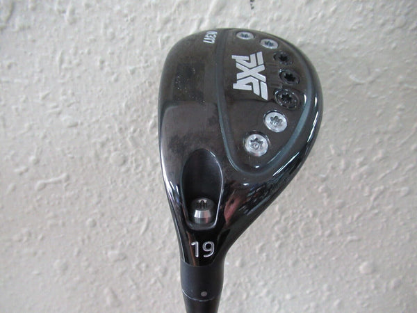 MINT LEFT HANDED PXG 0317 DEMO HYBRID #3 19* EVEN FLOW BLUE 85g STIFF FLEX