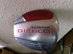 CALLAWAY BIG BERTHA DIABLO DRIVER 10* W/ALDILA DVS 65G R-FLEX GRAPHITE RH