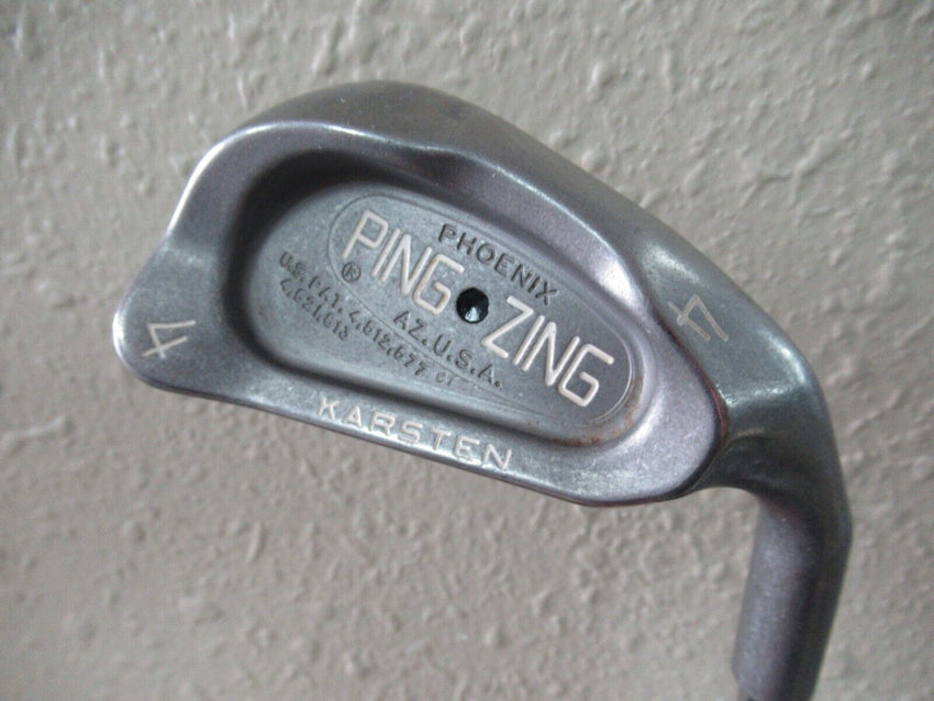 PING ZING 4 IRON BLACK DOT FACTORY JZ STIFF FLEX STEEL SHAFT