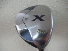 CALLAWAY X SERIES FAIRWAY WOOD #3 15* FACTORY 70g STIFF FLEX GRAPHITE