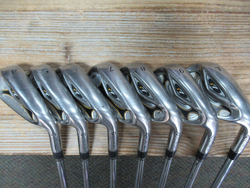 TAYLORMADE R7 IRON SET 4-9, LW FACTORY T-STEP 90g REGULAR FLEX STEEL