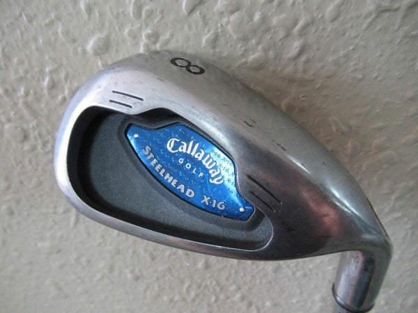 CALLAWAY STEELHEAD X-16 8 IRON FACTORY STIFF FLEX STEEL