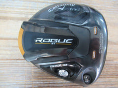 MINT CALLAWAY ROGUE ST MAX D 10.5* DRIVER HEAD ONLY W/ HEAD COVER