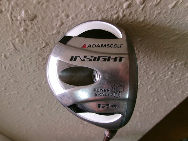 ADAMS INSIGHT POWER BRAZED DRIVER 12.5* W/GRAFALLOY PROLAUNCH RED STIFF RH