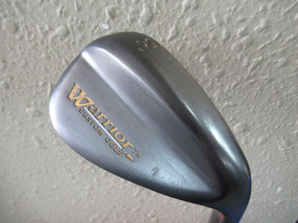 **NICE** WARRIOR GOLF 56* SAND WEDGE FACTORY WEDGE FLEX STEEL MIDSIZE GRIP +1"