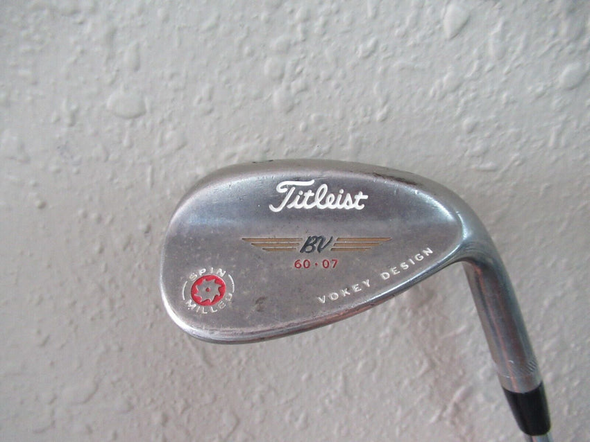 TITLEIST VOKEY DESIGN SPIN MILLED 60* 7* WEDGE STEEL SHAFT