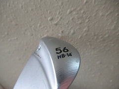 NICE LH TAYLORMADE MILLED GRIND 3 RAW 56* HB14 SAND WEDGE KBS $-TAPER 120g STIFF