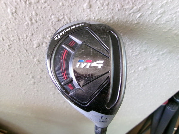TAYLORMADE M4 RESCUE 6 HYBRID 28* W/FUJIKURA ATMOS 6 REGULAR GRAPHITE RH